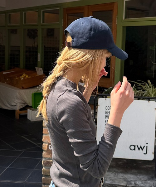 CANAL JEAN(キャナルジーン)の「Lakey Park ワッペンロゴCAP(キャップ・レディース・ネイビー・ONE SIZE)」の8枚目の写真
