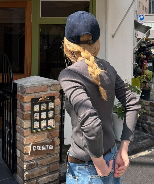 CANAL JEAN(キャナルジーン)の「Lakey Park ワッペンロゴCAP(キャップ・レディース・ネイビー・ONE SIZE)」の9枚目の写真