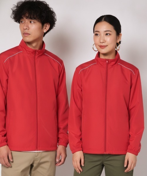 LIFEMAX(ライフマックス)の「【LIFEMAX/ライフマックス】ハイブリッドジャケット/【全8色】薄手 防風 スポーツ アウトドア ユニセックス(ブルゾン・メンズ・ロイヤルブルー/ネイビー/レッド/グリーン/ホワイト/ブラック・SMALL/MEDIUM/LARGE/X-LARGE/XX-LARGE)」の2枚目の写真