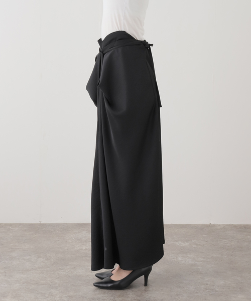 IENA LA BOUCLE（イエナラブークル）の「IENA LA BOUCLE ジョーゼットサテンスカート（スカート・レディース・ブラック・36/38）」の14枚目の写真