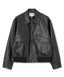 Millo Archive（ミロ アーカイブ）の「メイ A-2 レザー ブルゾン [ブラック]（MA-1）」