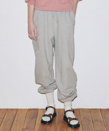 SINOON（シヌーン）の「Rose Stamp Jogger Pants (Melange Grey)（その他パンツ）」