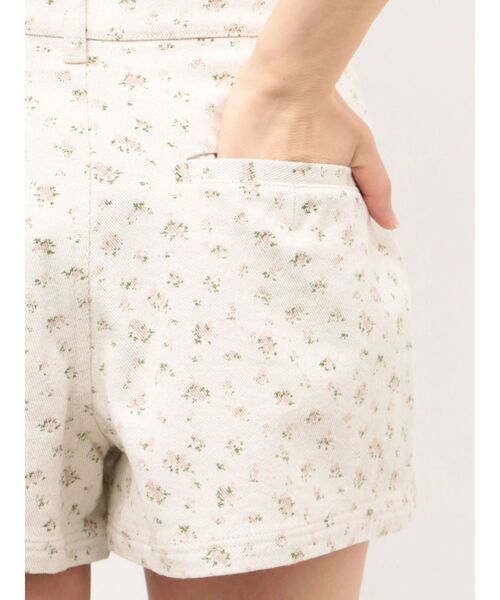 CALNAMUR(カルナムール)の「ツイルフラワーミニスカパン(スカート・レディース・ブルー/ピンク・SMALL/MEDIUM)」の16枚目の写真