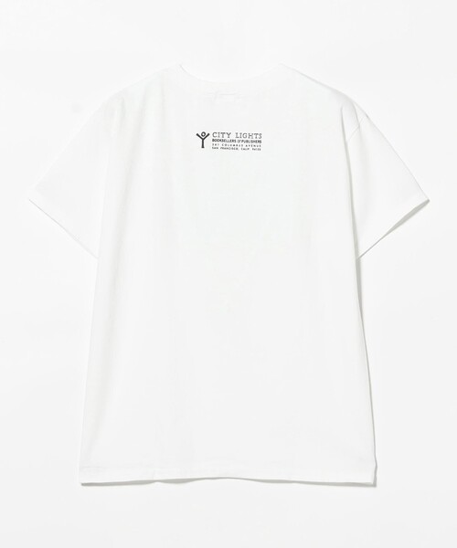 BEAMS BOY（ビームスボーイ）の「【別注】City Lights Bookstore / 74s Post Card T（Tシャツ/カットソー・レディース・ホワイト・X-SMALL）」の4枚目の写真