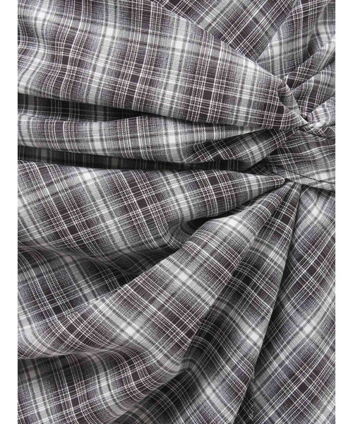MERCURYDUO(マーキュリーデュオ)の「ツイストアシメナロースカート(スカート・レディース・ブラック/ミント/ベージュ・SMALL/MEDIUM)」の17枚目の写真