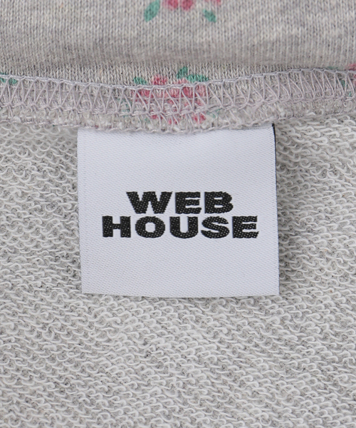 WEBHOUSE(ウェブハウス)の「【Geek Office / ギークオフィス】WEBHOUSE / Heart Logo Kitty Hoodie Zip-up(パーカー・レディース・チャコールグレー・FREE)」の7枚目の写真