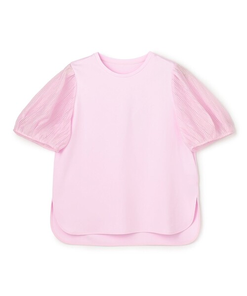 UNFILO（アンフィーロ）の「BEAUTY FORM-T タックスリーブ Tシャツ（Tシャツ/カットソー・レディース・ブラック系/ベージュ系/ピンク系/ホワイト系・X-LARGE）」の9枚目の写真