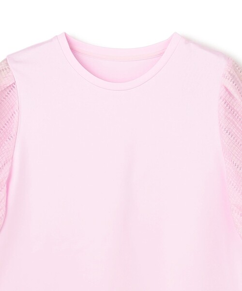 UNFILO（アンフィーロ）の「BEAUTY FORM-T タックスリーブ Tシャツ（Tシャツ/カットソー・レディース・ブラック系/ベージュ系/ピンク系/ホワイト系・X-LARGE）」の11枚目の写真