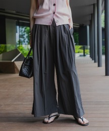 URBAN RESEARCH（アーバンリサーチ）の「『UR TECH』ギャザーワイドパンツ（その他パンツ）」
