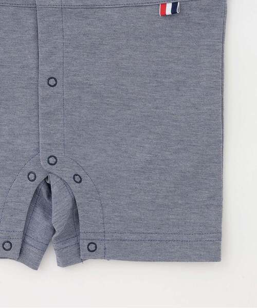 Sophie la girafe（ソフィーラジラフ）の「サスペンダーショートオール（ロンパース・キッズ・ブルー/ネイビー・70cm/80ｃｍ）」の6枚目の写真