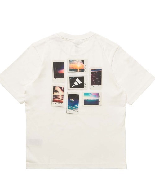 adidas(アディダス)の「【別注】アディダス adidas フォトグラフィック サマー Tシャツ 限定コラボ(Tシャツ/カットソー・キッズ・ブラック/ホワイト/ベージュ・120cm/130cm/140cm/150cm/160cm)」の7枚目の写真