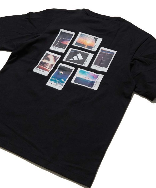 adidas(アディダス)の「【別注】アディダス adidas フォトグラフィック サマー Tシャツ 限定コラボ(Tシャツ/カットソー・キッズ・ブラック/ホワイト/ベージュ・120cm/130cm/140cm/150cm/160cm)」の9枚目の写真