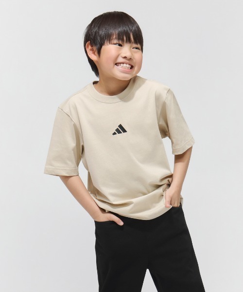 adidas(アディダス)の「【別注】アディダス adidas フォトグラフィック サマー Tシャツ 限定コラボ(Tシャツ/カットソー・キッズ・ブラック/ホワイト/ベージュ・120cm/130cm/140cm/150cm/160cm)」の11枚目の写真