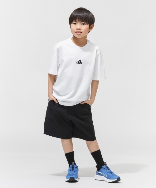 adidas(アディダス)の「【別注】アディダス adidas フォトグラフィック サマー Tシャツ 限定コラボ(Tシャツ/カットソー・キッズ・ブラック/ホワイト/ベージュ・120cm/130cm/140cm/150cm/160cm)」の14枚目の写真