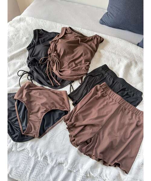 Ungrid（アングリッド）の「Cote（水着・レディース・ブラック/ブラウン・FREE）」の14枚目の写真