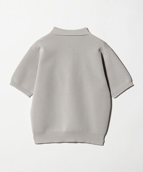 MARW UNITED ARROWS（マルゥ ユナイテッドアローズ）の「＜MARW UNITED ARROWS＞ポロカラー ショートスリーブ ニット（ニット/セーター・レディース・ホワイト/ライトグレー/ブラック・FREE）」の15枚目の写真