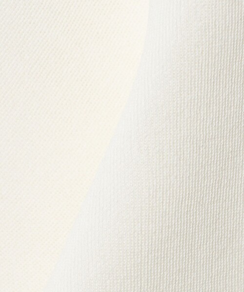 MARW UNITED ARROWS（マルゥ ユナイテッドアローズ）の「＜MARW UNITED ARROWS＞ポロカラー ショートスリーブ ニット（ニット/セーター・レディース・ホワイト/ライトグレー/ブラック・FREE）」の9枚目の写真