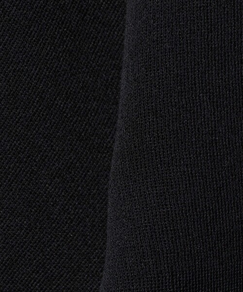 MARW UNITED ARROWS（マルゥ ユナイテッドアローズ）の「＜MARW UNITED ARROWS＞ポロカラー ショートスリーブ ニット（ニット/セーター・レディース・ホワイト/ライトグレー/ブラック・FREE）」の6枚目の写真