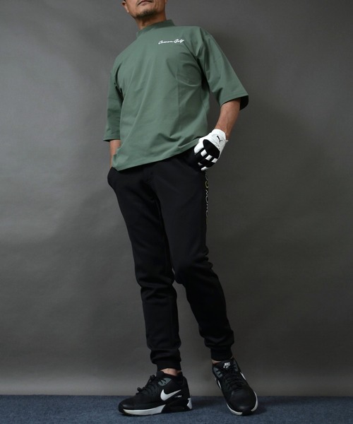 COMON GOLF(コモンゴルフ)の「ストレッチポンチ テーパード ゴルフジョガーパンツ(その他パンツ・メンズ・ブラック・L/M/XL)」の3枚目の写真