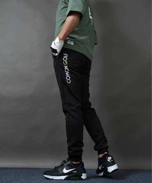 COMON GOLF(コモンゴルフ)の「ストレッチポンチ テーパード ゴルフジョガーパンツ(その他パンツ・メンズ・ブラック・L/M/XL)」の4枚目の写真
