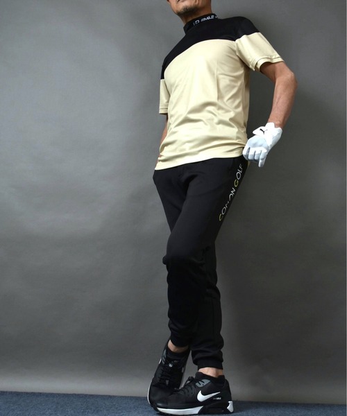 COMON GOLF(コモンゴルフ)の「ストレッチポンチ テーパード ゴルフジョガーパンツ(その他パンツ・メンズ・ブラック・L/M/XL)」の12枚目の写真