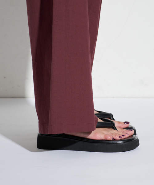 GRISE(グリーズ)の「MIDORI UEEDA×GRISEアツゾコチューブトングサンダル(サンダル・レディース・ブラック・SMALL/MEDIUM/LARGE/X-LARGE)」の9枚目の写真