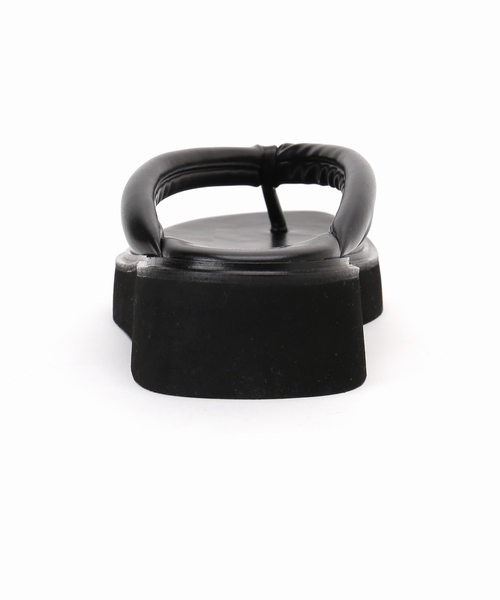 GRISE(グリーズ)の「MIDORI UEEDA×GRISEアツゾコチューブトングサンダル(サンダル・レディース・ブラック・SMALL/MEDIUM/LARGE/X-LARGE)」の11枚目の写真