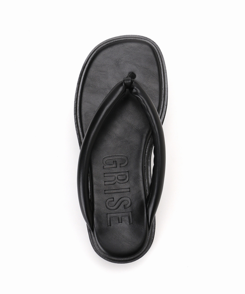 GRISE(グリーズ)の「MIDORI UEEDA×GRISEアツゾコチューブトングサンダル(サンダル・レディース・ブラック・SMALL/MEDIUM/LARGE/X-LARGE)」の14枚目の写真