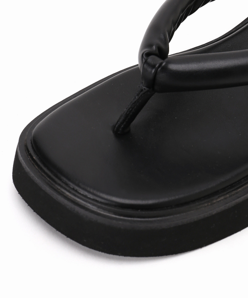 GRISE(グリーズ)の「MIDORI UEEDA×GRISEアツゾコチューブトングサンダル(サンダル・レディース・ブラック・SMALL/MEDIUM/LARGE/X-LARGE)」の17枚目の写真