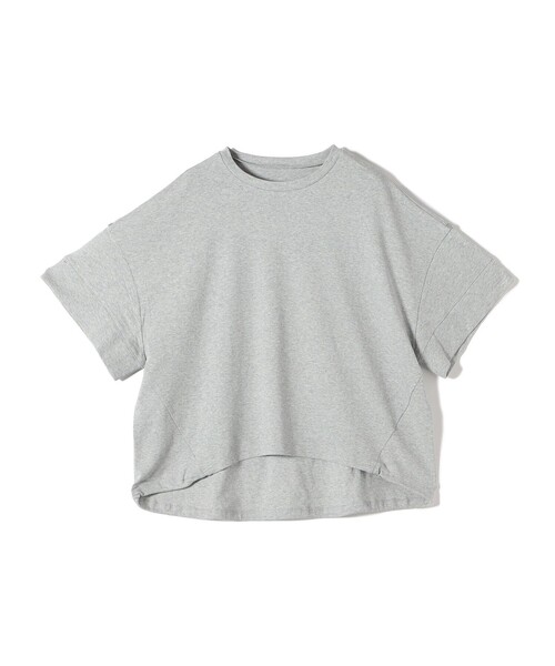 SHIPS Colors(シップス カラーズ)の「SHIPS Colors:〈手洗い可能〉スムース 2WAYスリーブ ニュアンス TEE◇(Tシャツ/カットソー・レディース・ブラック/ブラウン/グレー/ライトグリーン・ONE SIZE)」の15枚目の写真