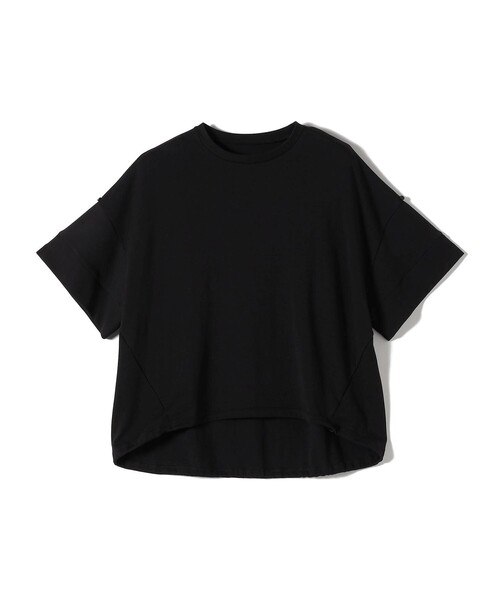 SHIPS Colors(シップス カラーズ)の「SHIPS Colors:〈手洗い可能〉スムース 2WAYスリーブ ニュアンス TEE◇(Tシャツ/カットソー・レディース・ブラック/ブラウン/グレー/ライトグリーン・ONE SIZE)」の16枚目の写真