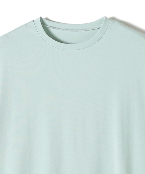 SHIPS Colors(シップス カラーズ)の「SHIPS Colors:〈手洗い可能〉スムース 2WAYスリーブ ニュアンス TEE◇(Tシャツ/カットソー・レディース・ブラック/ブラウン/グレー/ライトグリーン・ONE SIZE)」の7枚目の写真