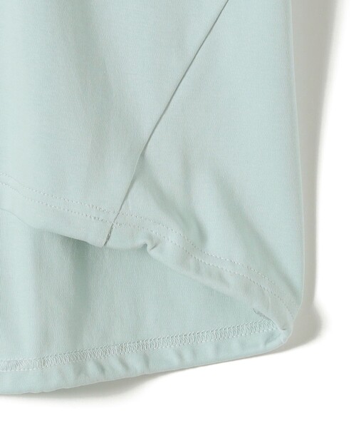 SHIPS Colors(シップス カラーズ)の「SHIPS Colors:〈手洗い可能〉スムース 2WAYスリーブ ニュアンス TEE◇(Tシャツ/カットソー・レディース・ブラック/ブラウン/グレー/ライトグリーン・ONE SIZE)」の10枚目の写真