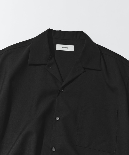 markaware（マーカウェア）の「【MARKAWARE/マーカウェア】別注 OPEN COLLAR S/S SHIRT（シャツ/ブラウス・メンズ・ダークグレー/ブラック・2/1）」の10枚目の写真