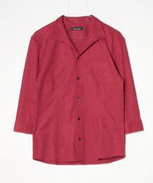 TORNADO MART（トルネードマート）の「TORNADO MART∴ブライトメッシュテレコ７分袖シャツ（シャツ/ブラウス）」