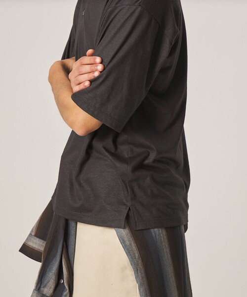 Steven Alan（スティーブンアラン）の「＜Steven Alan＞ RAMIE/PE ポロシャツ（ポロシャツ・メンズ・ダークブラウン/ロイヤルブルー・XL/L/M/S）」の13枚目の写真