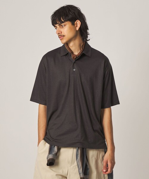 Steven Alan（スティーブンアラン）の「＜Steven Alan＞ RAMIE/PE ポロシャツ（ポロシャツ・メンズ・ダークブラウン/ロイヤルブルー・XL/L/M/S）」の11枚目の写真