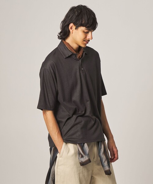 Steven Alan（スティーブンアラン）の「＜Steven Alan＞ RAMIE/PE ポロシャツ（ポロシャツ・メンズ・ダークブラウン/ロイヤルブルー・XL/L/M/S）」の10枚目の写真