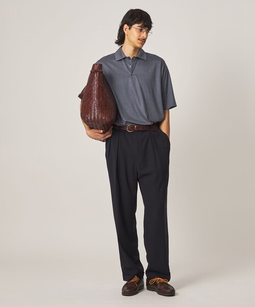Steven Alan（スティーブンアラン）の「＜Steven Alan＞ RAMIE/PE ポロシャツ（ポロシャツ・メンズ・ダークブラウン/ロイヤルブルー・XL/L/M/S）」の9枚目の写真