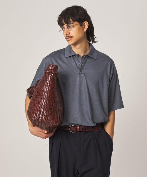 Steven Alan（スティーブンアラン）の「＜Steven Alan＞ RAMIE/PE ポロシャツ（ポロシャツ・メンズ・ダークブラウン/ロイヤルブルー・XL/L/M/S）」の8枚目の写真