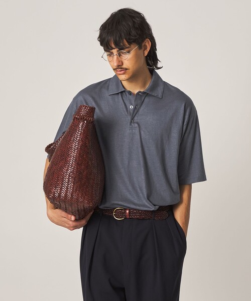 Steven Alan（スティーブンアラン）の「＜Steven Alan＞ RAMIE/PE ポロシャツ（ポロシャツ・メンズ・ダークブラウン/ロイヤルブルー・XL/L/M/S）」の7枚目の写真