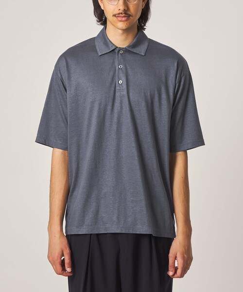 Steven Alan（スティーブンアラン）の「＜Steven Alan＞ RAMIE/PE ポロシャツ（ポロシャツ・メンズ・ダークブラウン/ロイヤルブルー・XL/L/M/S）」の4枚目の写真