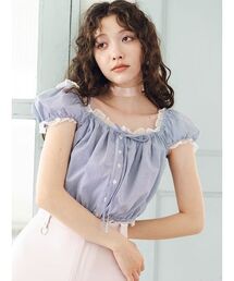 【WEB限定カラー】パフスリーブギャザーブラウス