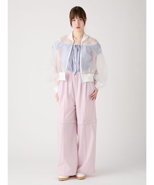 FURFUR(ファーファー)の「【WEB限定カラー】パフスリーブギャザーブラウス(シャツ/ブラウス・レディース・チェック/ストライプ/オフホワイト/ブラック・F)」の18枚目の写真