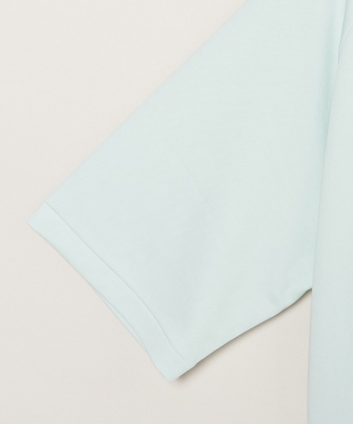 three dots(スリードッツ)の「ダブルニット スーピマ クロップドTシャツ(ニット/セーター・レディース・グリーン系その他/ベージュ系その他/ブラック・S)」の16枚目の写真