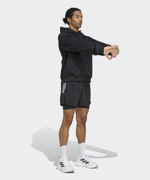 adidas（アディダス）の「Adi365 H.Koumori ランニング パーカー（ジェンダーニュートラル） / アディダス adidas（パーカー・メンズ・ブラック・XX-LARGE/XX-SMALL/3XL/LARGE/MEDIUM/SMALL/X-LARGE/X-SMALL/3XS）」の3枚目の写真
