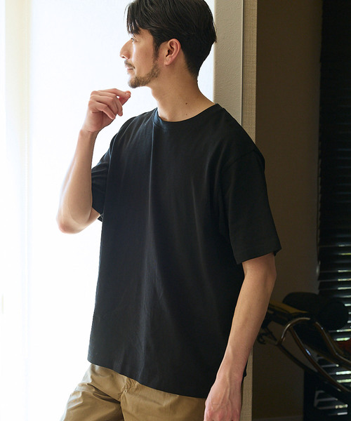 CROSS FUNCTION(クロスファンクション)の「《抗菌防臭》エブ楽 3枚セット メンズヘビーウェイトコットンTシャツ【CROSS FUNCTION/クロスファンクション】(Tシャツ/カットソー・メンズ・ネイビー/ホワイト/チャコールグレー/ブラック・M/L/XL/XXL)」の18枚目の写真