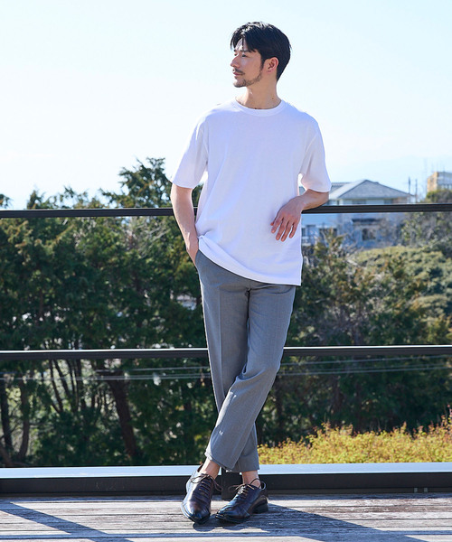CROSS FUNCTION(クロスファンクション)の「《抗菌防臭》エブ楽 3枚セット メンズヘビーウェイトコットンTシャツ【CROSS FUNCTION/クロスファンクション】(Tシャツ/カットソー・メンズ・ネイビー/ホワイト/チャコールグレー/ブラック・M/L/XL/XXL)」の21枚目の写真