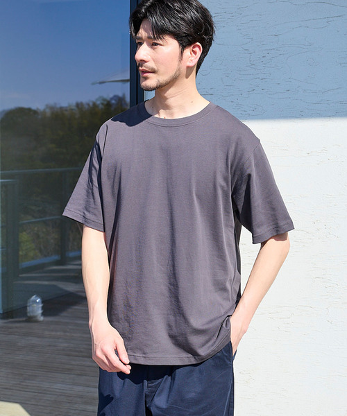 CROSS FUNCTION(クロスファンクション)の「《抗菌防臭》エブ楽 3枚セット メンズヘビーウェイトコットンTシャツ【CROSS FUNCTION/クロスファンクション】(Tシャツ/カットソー・メンズ・ネイビー/ホワイト/チャコールグレー/ブラック・M/L/XL/XXL)」の22枚目の写真