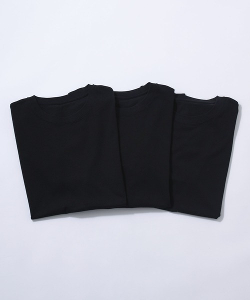 CROSS FUNCTION(クロスファンクション)の「《抗菌防臭》エブ楽 3枚セット メンズヘビーウェイトコットンTシャツ【CROSS FUNCTION/クロスファンクション】(Tシャツ/カットソー・メンズ・ネイビー/ホワイト/チャコールグレー/ブラック・M/L/XL/XXL)」の12枚目の写真
